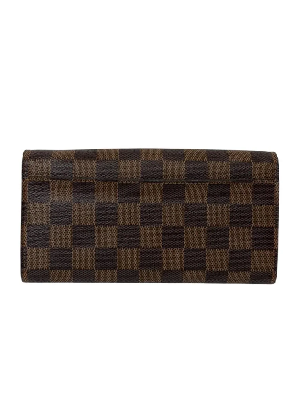 Louis Vuitton 2020 France Brown Damier Sarah Flap Wallet AS IS